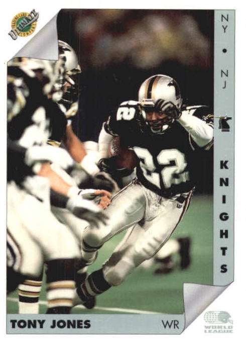NFL 1992 Ultimate WLAF - No 100 - Tony Jones