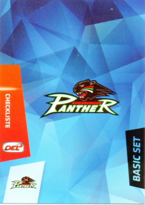 DEL 2014-15 CityPress Basic Set - No 286 - Checkliste Augsburger Panther