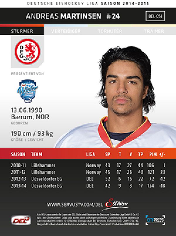DEL 2014-15 CityPress - No 051 - Andreas Martinsen