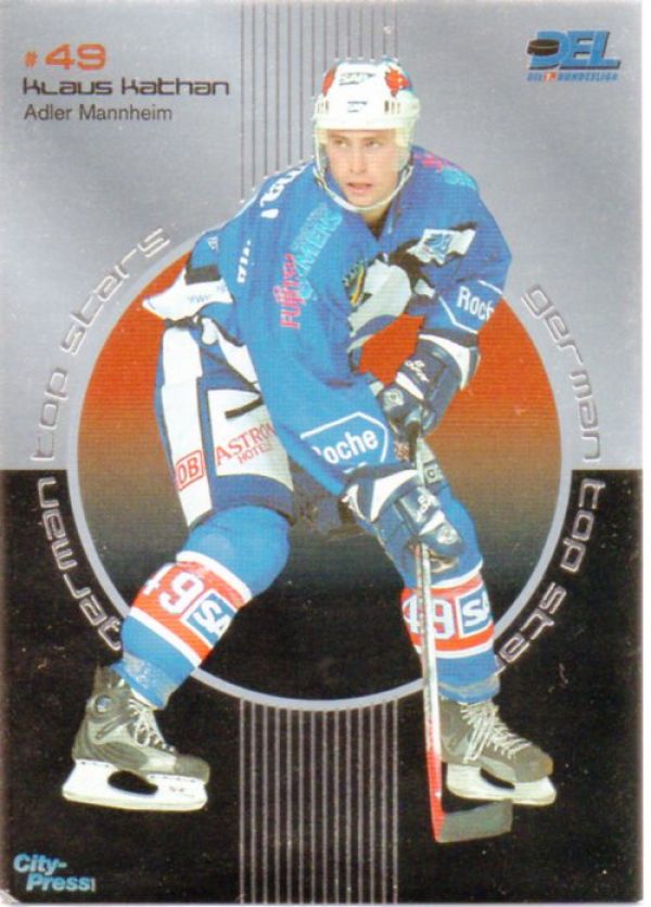 DEL 2002 / 03 CityPress German Top Star - No GT10 - Klaus Kathan