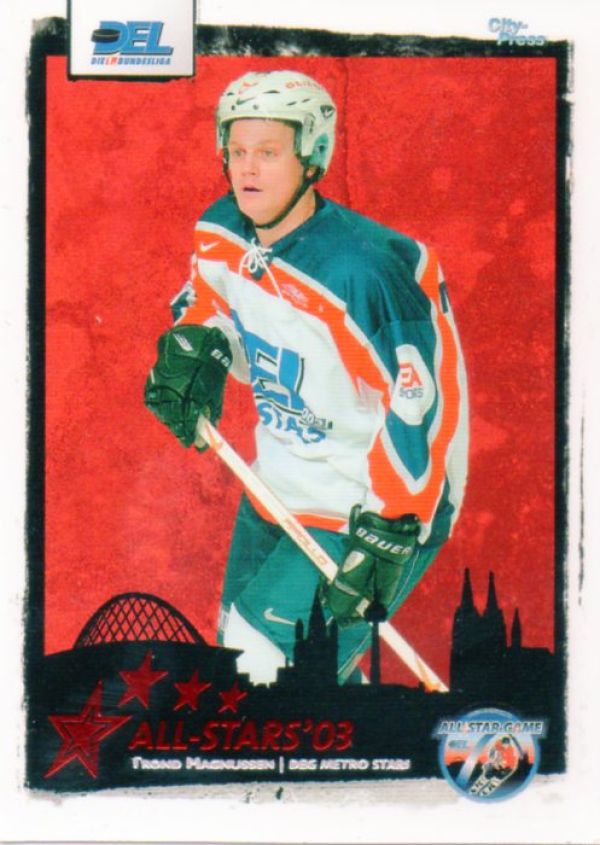 DEL 2003 / 04 CityPress DEL All-Stars - No AS20 - Trond Magnussen