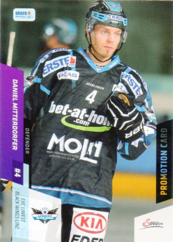 EBEL 2014-15 Erste Bank Liga Promotionalkarte - No 075 - Mitterdorfer