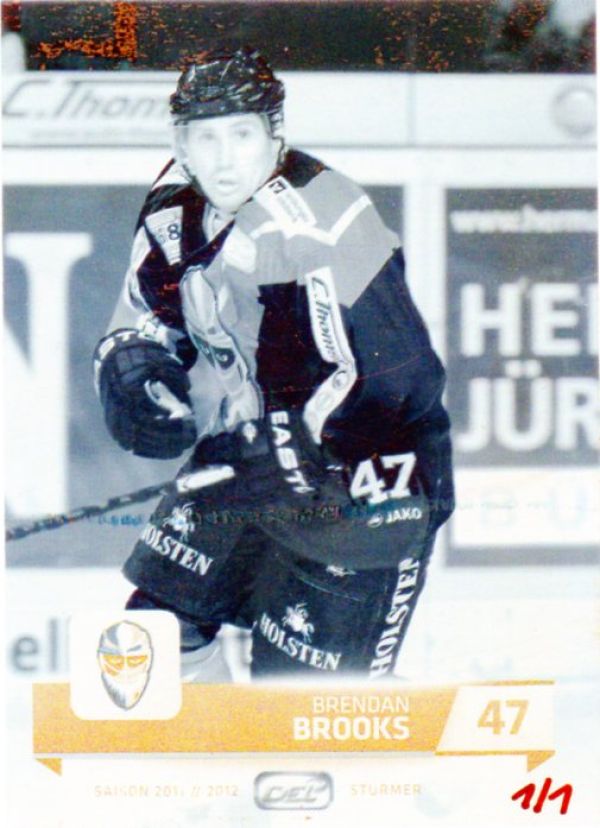 DEL 2011-12 CityPress Press Plate - No 069 - Brendan Brooks