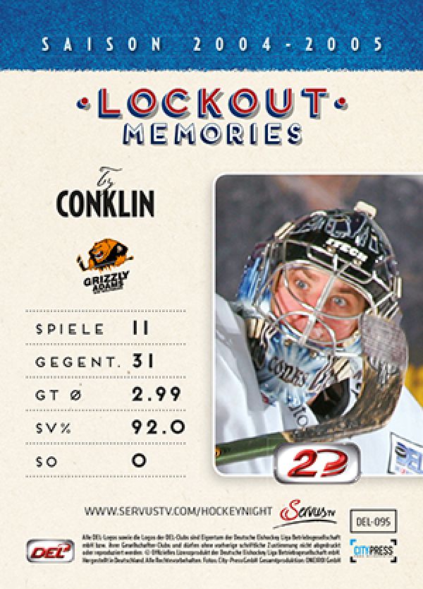 DEL 2013-14 CityPress - No 095 - Ty Conklin