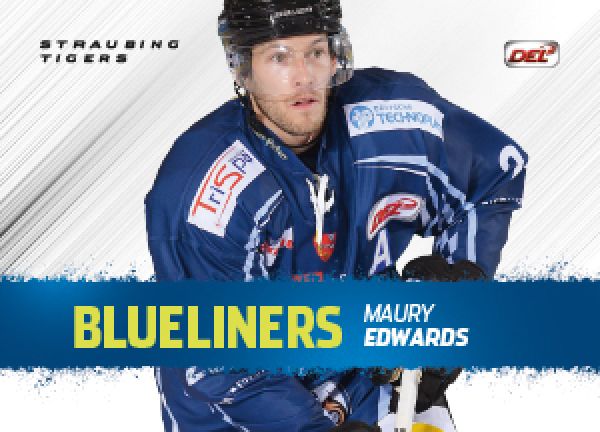 DEL 2016-17 CityPress Premium Blueliners - No BL11 - Maury Edwards