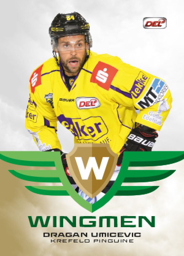 DEL 2016-17 CityPress Premium Wingmen - No WI08 - Dragan Umicevic