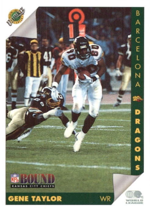 NFL 1992 Ultimate WLAF - No 10 - Gene Taylor