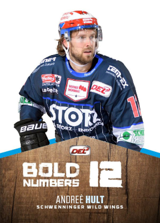DEL 2017-18 CityPress Bold Numbers - No BN12 - Andree Hult
