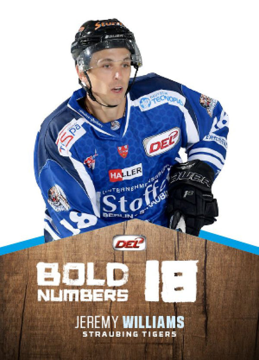 DEL 2017-18 CityPress Bold Numbers - No BN13 - Jeremy Williams