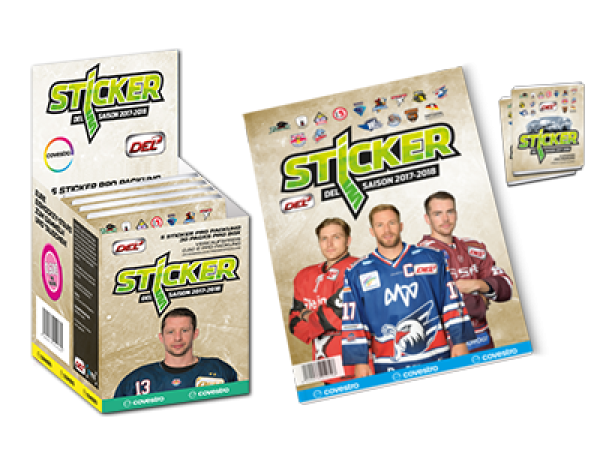 DEL 2017-18 Citypress Sticker Päckchen