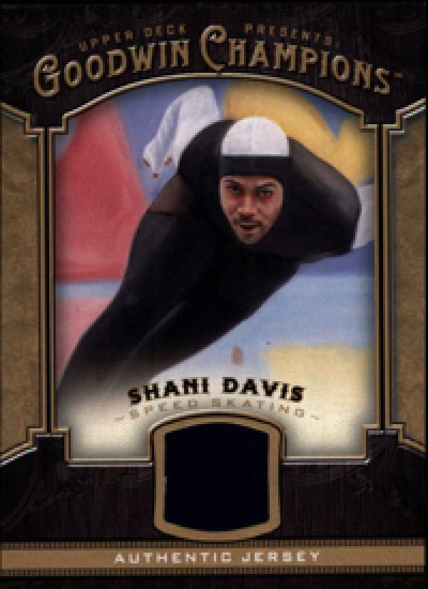 M 2014 Upper Deck Goodwin Champions Memorabilia - No M-SD - Shani Davis