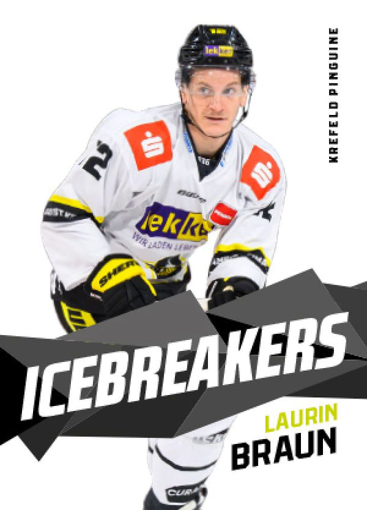 DEL 2020-21 CityPress Ice Breakers - No IB08 - Laurin Braun