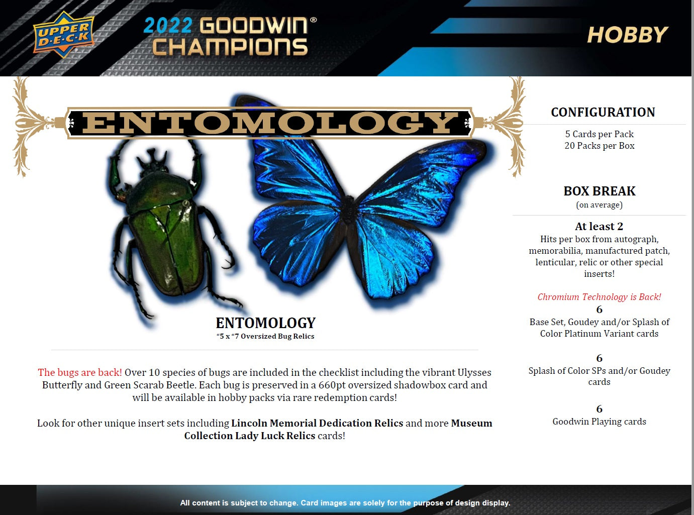 M 2022 Upper Deck Goodwin Champions