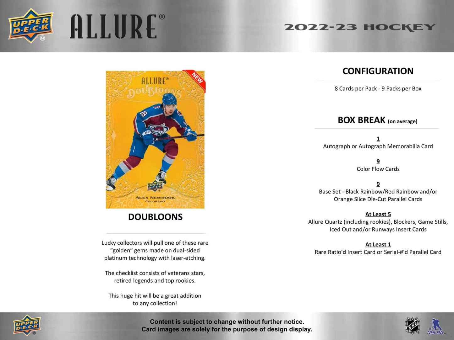 NHL 2022-23 Allure Hobby - Box