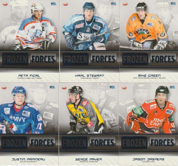 DEL 2009-10 CityPress Frozen Forces - No FF01 - FF15 - complete set