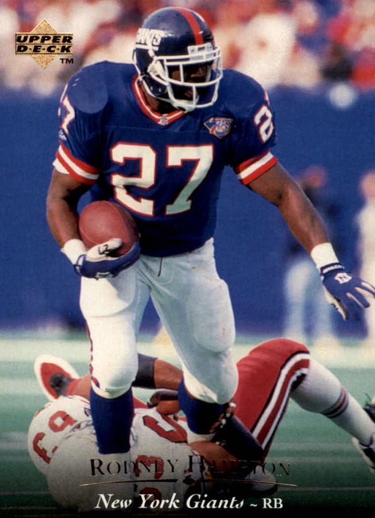 NFL 1995 Upper Deck - No 117 - Rodney Hampton