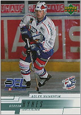 DEL 2000 / 01 Upper Deck - No 1 - Gordon Hynes
