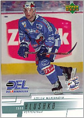 DEL 2000 / 01 Upper Deck - No 10 - Todd Hlushko