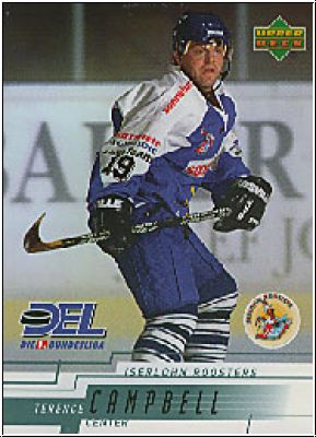 DEL 2000 / 01 Upper Deck - No 107 - Terence Campbell