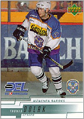 DEL 2000/01 Upper Deck - No 180 - Thomas Dolak