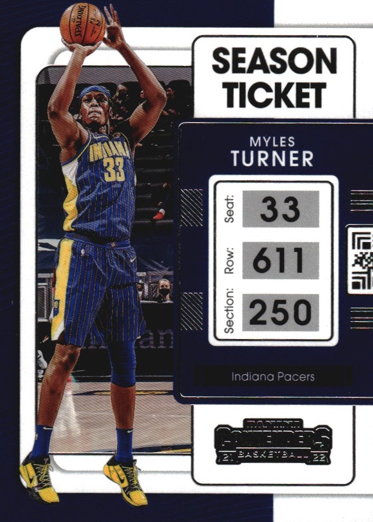 NBA 2021-22 Panini Contenders - No 12 - Myles Turner