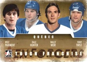 NHL 2011-12 ITG Enforcers - No 12 - Wilf Paiement / Dale Hunter / Wally Weir / Tony Twist