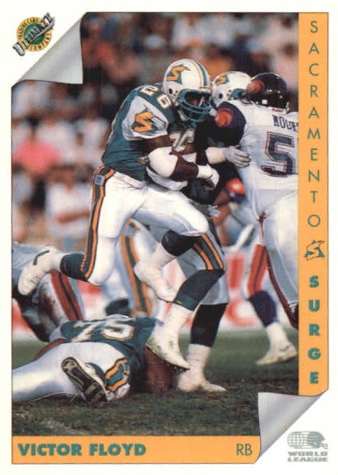 NFL 1992 Ultimate WLAF - No 136 - Victor Floyd
