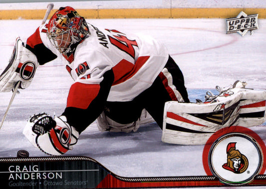 NHL 2014-15 Upper Deck - No 138 - Craig Anderson