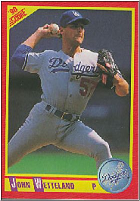 MLB 1990 Score - No 388 - John Wetteland