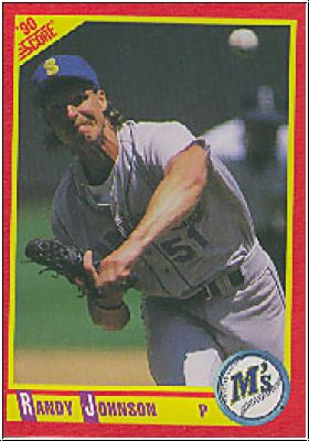 MLB 1990 Score - No 415 - Randy Johnson