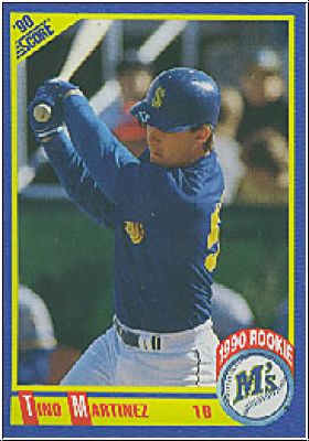 MLB 1990 Score - No 596 - Tino Martinez