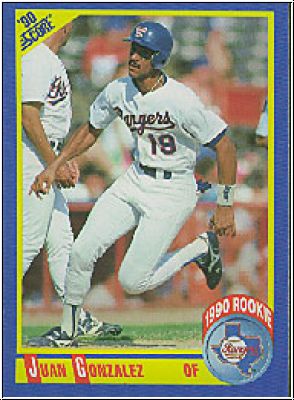 MLB 1990 Score - No 637 - Juan Gonzalez