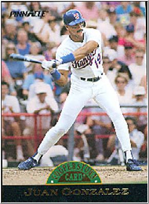 MLB 1993 Pinnacle Cooperstown - No 25 of 30 - Juan Gonzalez