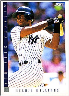 MLB 1993 Score - No 120 - Bernie Williams