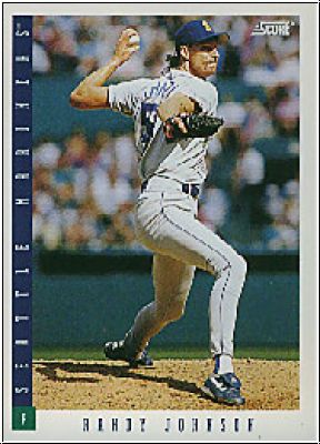 MLB 1993 Score - No 384 - Randy Johnson