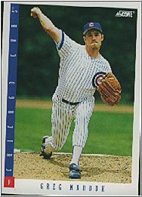 MLB 1993 Score - No 576 - Greg Maddux