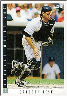 MLB 1993 Score - No 579 - Carlton Fisk