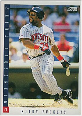 MLB 1993 Score - No 606 - Kirby Puckett