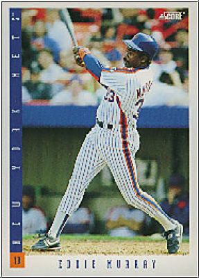 MLB 1993 Score - No 77 - Eddie Murray