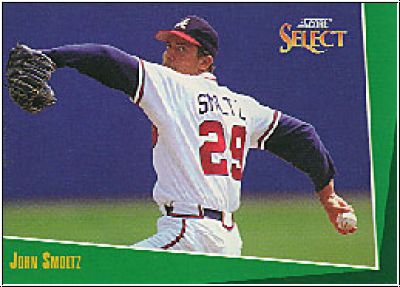 MLB 1993 Select - No 177 - John Smoltz