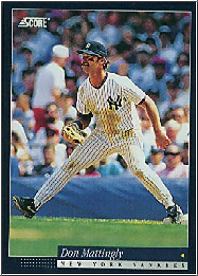MLB 1994 Score - No 23 - Don Mattingly