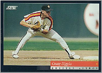 MLB 1994 Score - No 48 - Craig Biggio