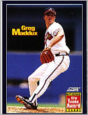 MLB 1994 Score - No 634 - Greg Maddux