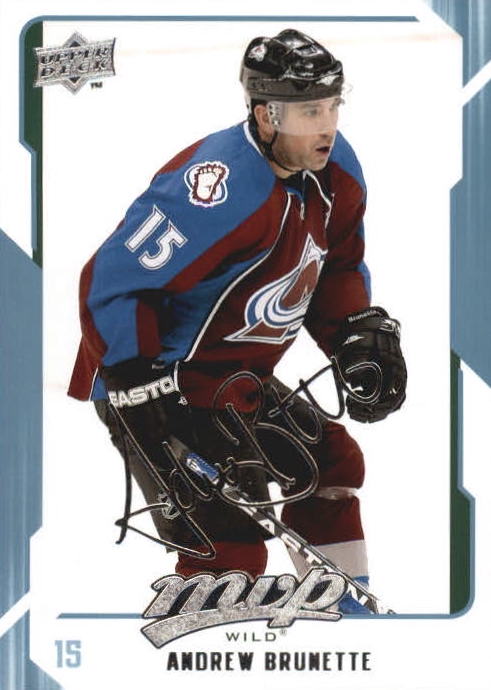 NHL 2008-09 Upper Deck MVP - No 141 - Andrew Brunette