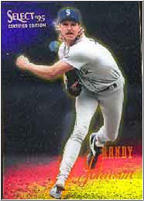 MLB 1995 Select Certified - No 61 - Randy Johnson