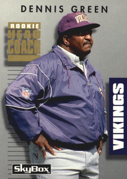 NFL 1992 SkyBox Prime Time - No 144 - Dennis Green