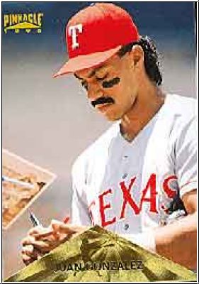MLB 1996 Pinnacle - No 38 - Juan Gonzalez