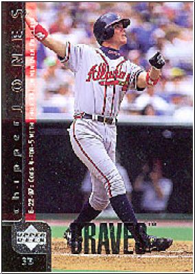 MLB 1998 Upper Deck - No 300 - Chipper Jones