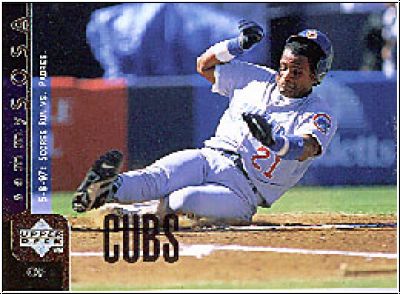 MLB 1998 Upper Deck - No 325 - Sammy Sosa