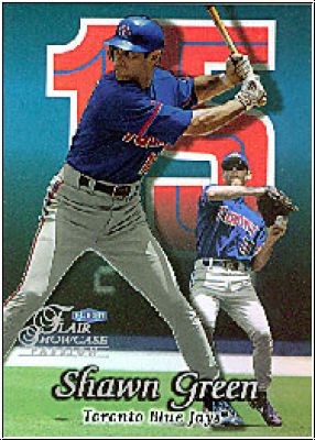MLB 1999 Flair Showcase Row 2 Passion - No 63 - Shaun Green